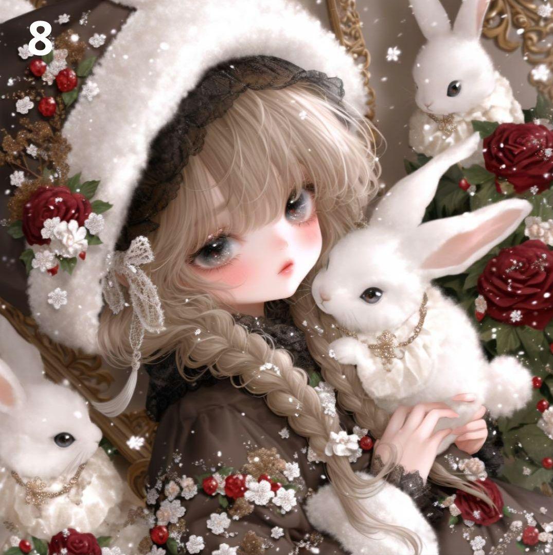 枚数限定パネル ①　かわいい女の子パネル生地　ハンドメイド