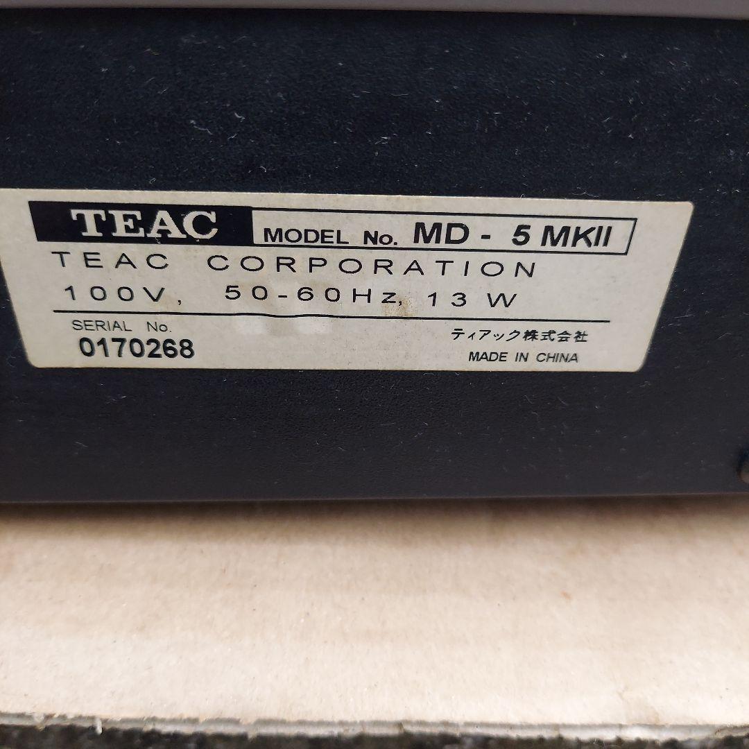 TEAC MDプレイヤーMD-5MKⅡ