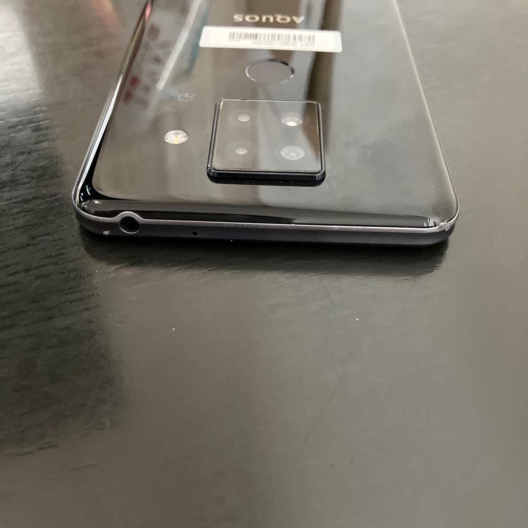AQUOS sense4 plus 128GB 黒　スマートフォン