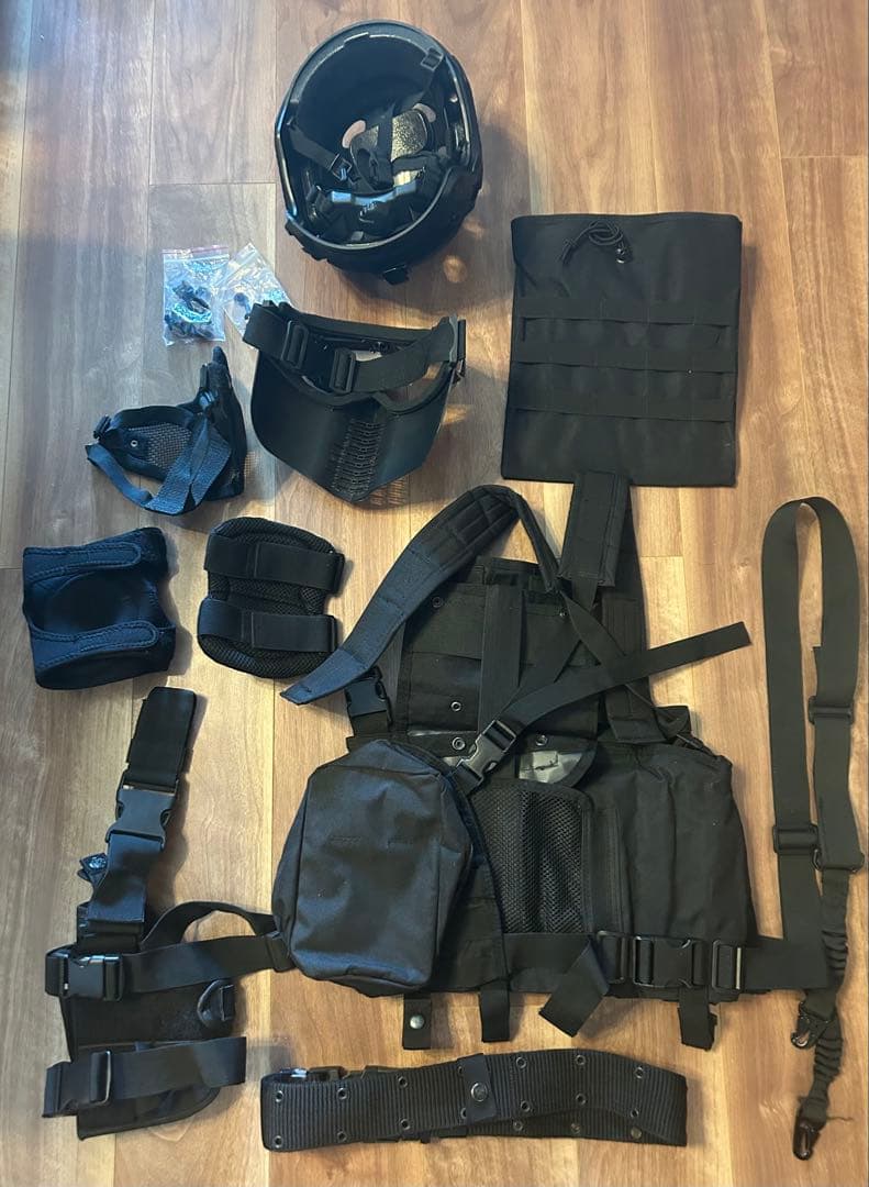 タクティカル装備セット ブラック
