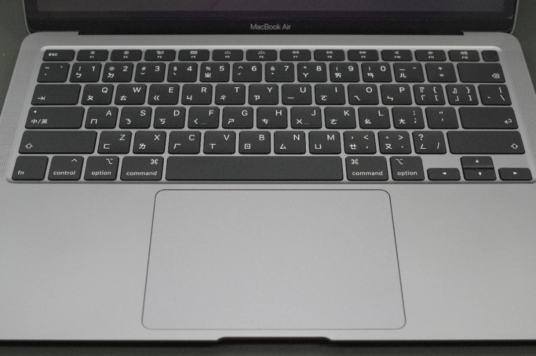 ジャンク品 MacBook Air 2020スペースグレー 繁体字中国語配列