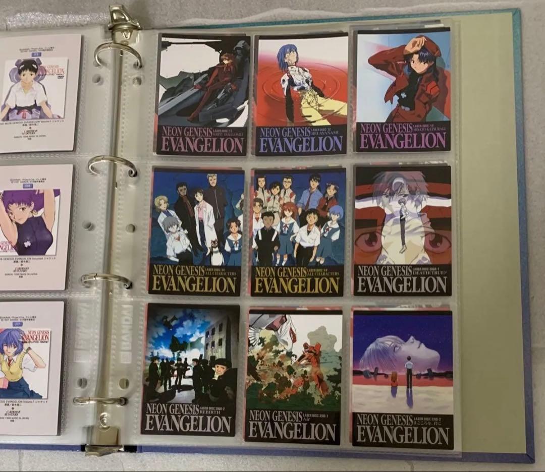 初版 全181類 コンプ エヴァンゲリオン カードダス バインダー付き