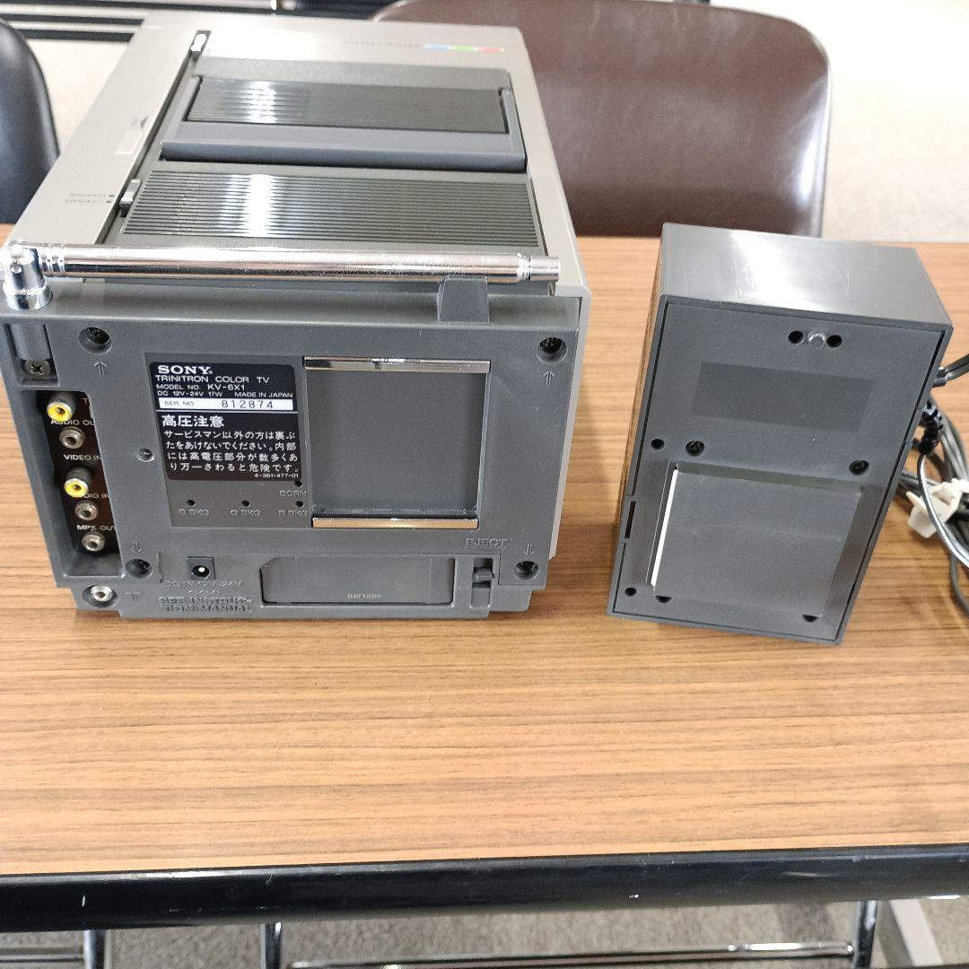 SONY トリニトロンブラウン管テレビ KV-6X1 ポータブルテレビ