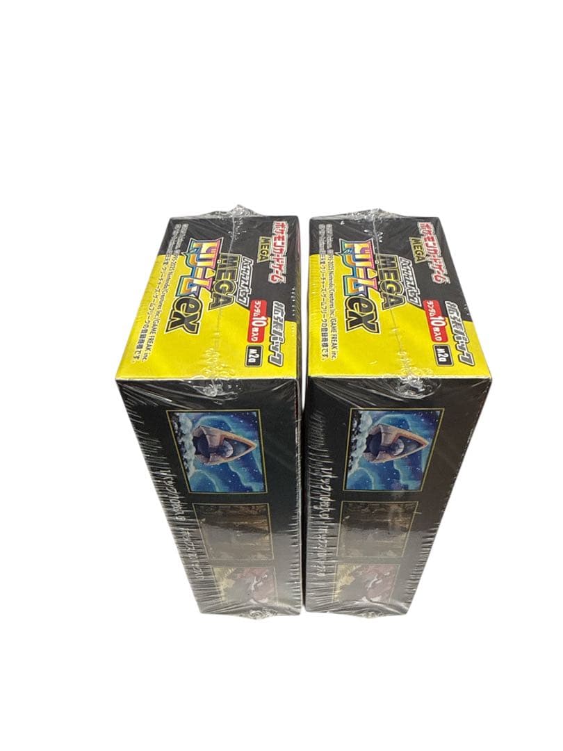 新品未開封、シュリンク付きポケモンカードゲーム メガドリームEX 2個セット