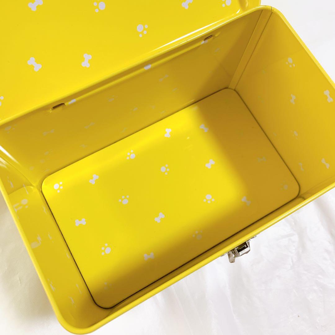 美品　希少　1999年　ポムポムプリン　メタルバスケット　缶トランクケース