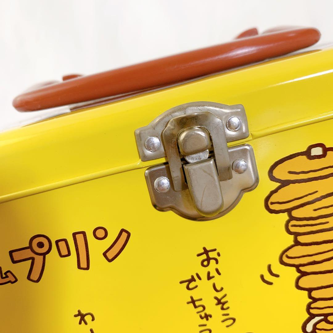 美品　希少　1999年　ポムポムプリン　メタルバスケット　缶トランクケース
