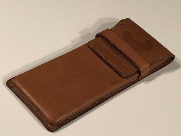 プロゴルファー　Seve Ballesteros  革のペンケース　未使用品