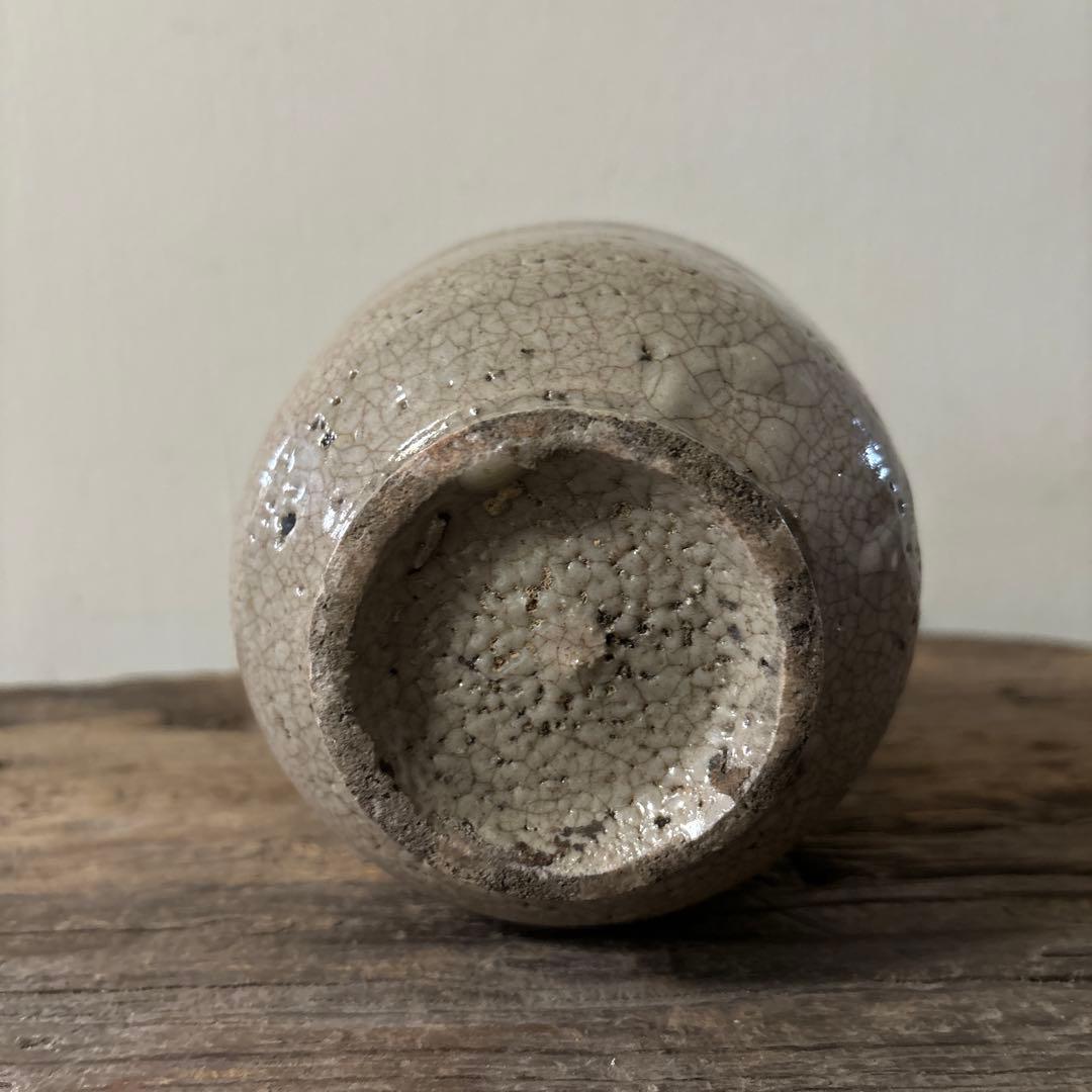 李朝瓶　徳利　花入　盤口　朝鮮古陶磁.古道具.骨董.アンティーク.井戸脇