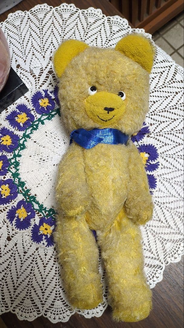 ビンテージDDR ベア クスミレモンカラー