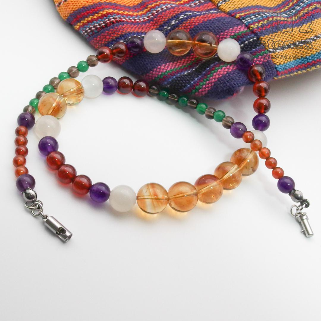 ◆一点もの天然石ネックレス:BySC-010