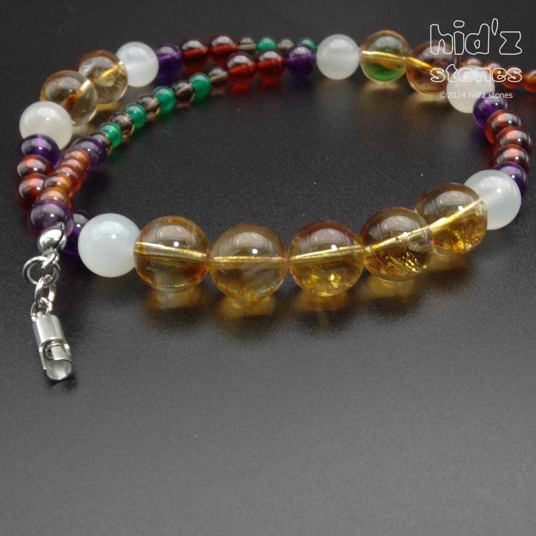 ◆一点もの天然石ネックレス:BySC-010