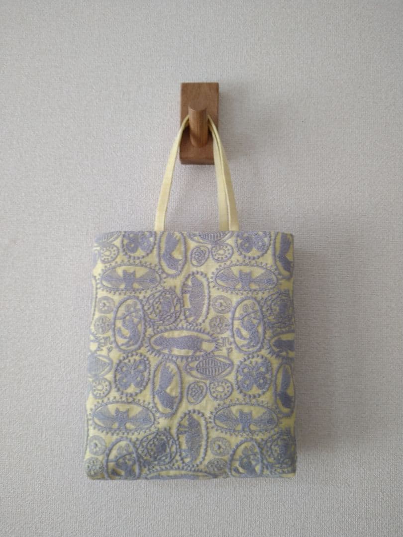 2ミナペルホネン☆ミニトートバッグ（両面jungle relief）