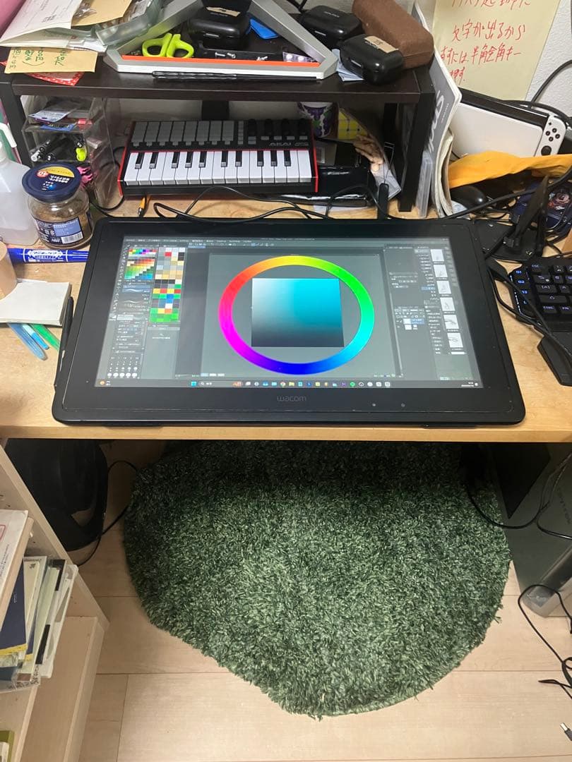 Wacom Cintiq22 ProPen2 ケーブル　特注スタンド類　中古