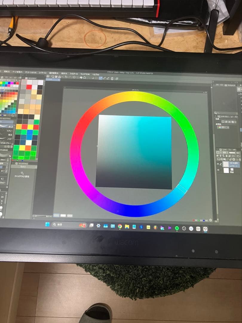 Wacom Cintiq22 ProPen2 ケーブル　特注スタンド類　中古