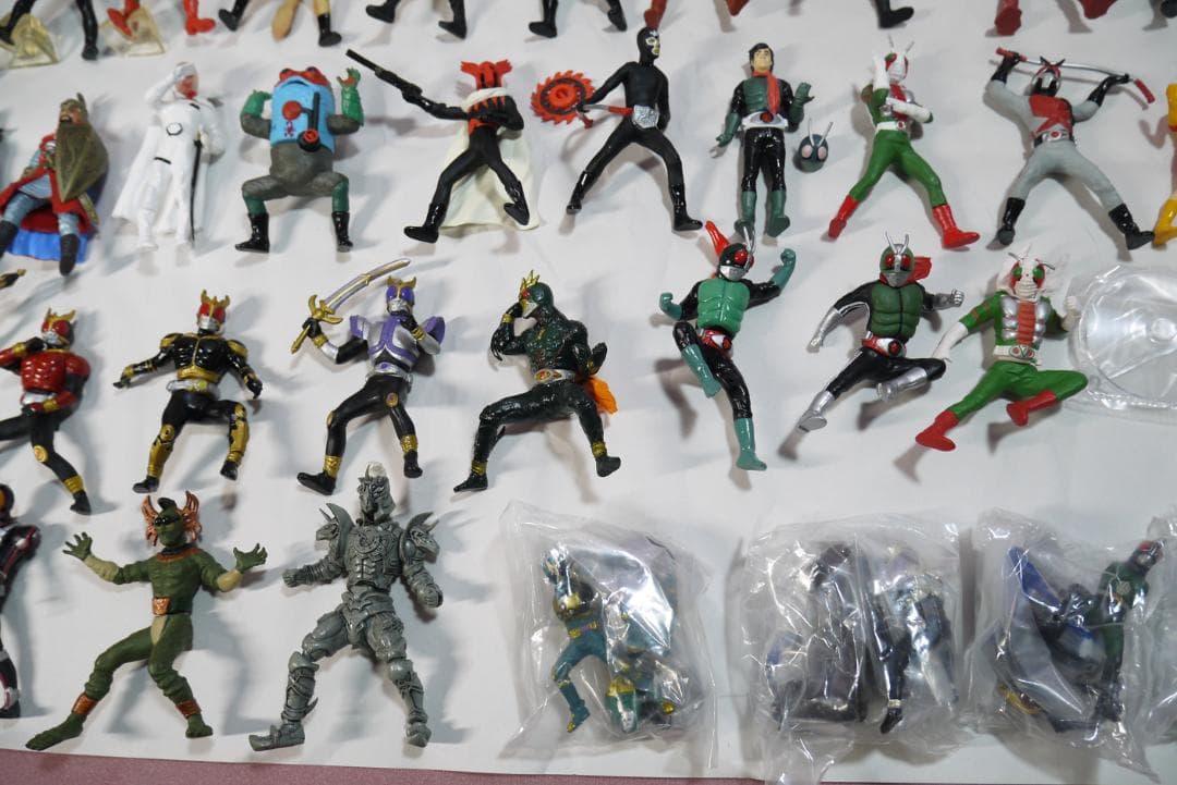 HG 仮面ライダー　怪人　ライダー&バイク　66体