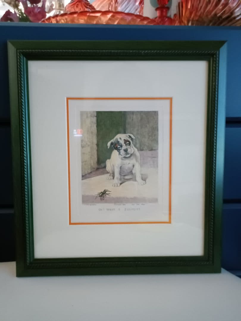 【アート版画】インテリア　壁掛け　イギリス人画家　CARLENT EDWRDS