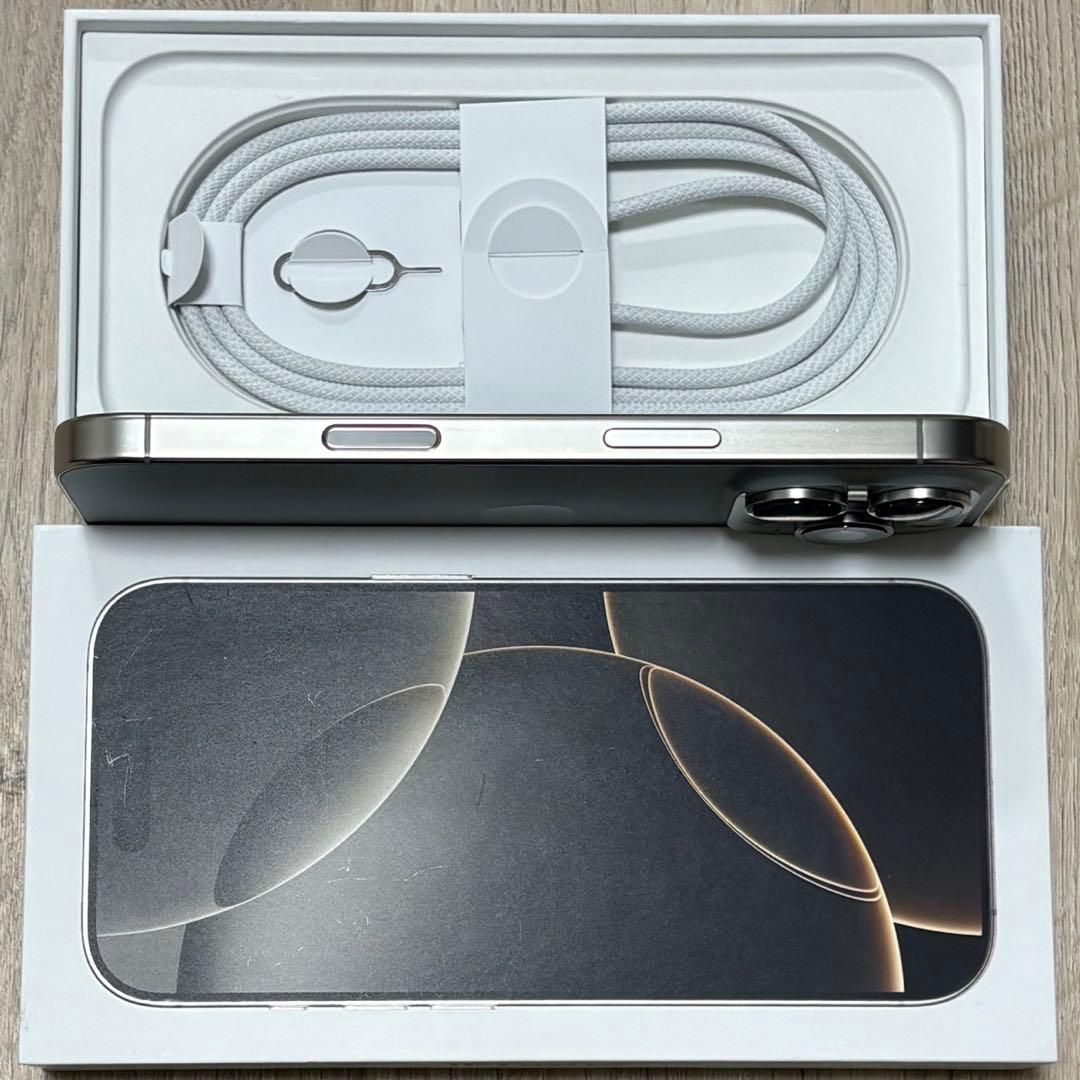 バッテリー容量100% iPhone16Pro 256GB SIMフリー 本体