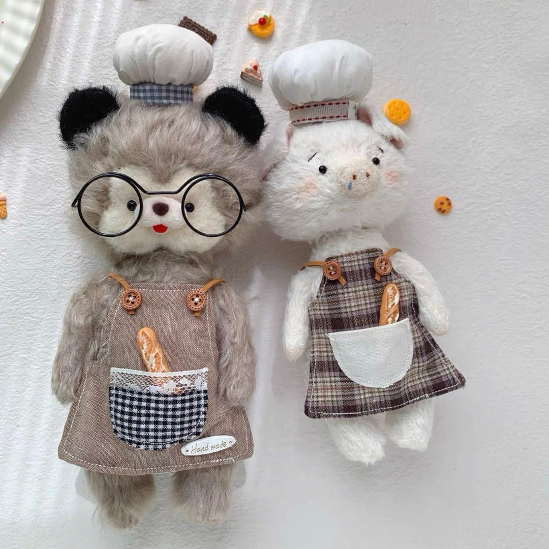 食いしん坊のお二人さん アーティストベア 海外作家様 ハンドメイド ぬいぐるみ