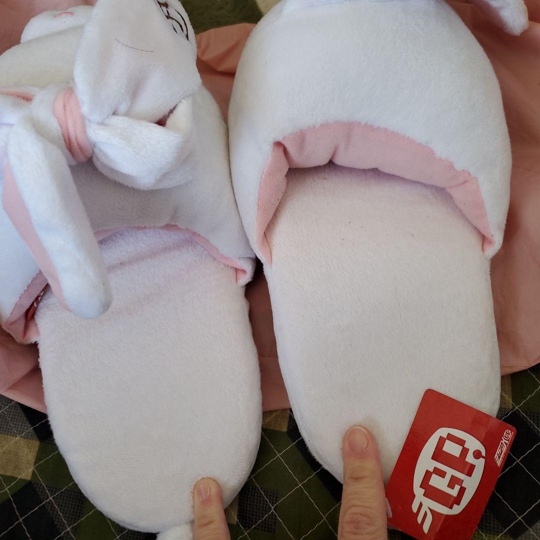 汎用うさぎ ルームシューズ サンダル 白 新品 未使用 非売品