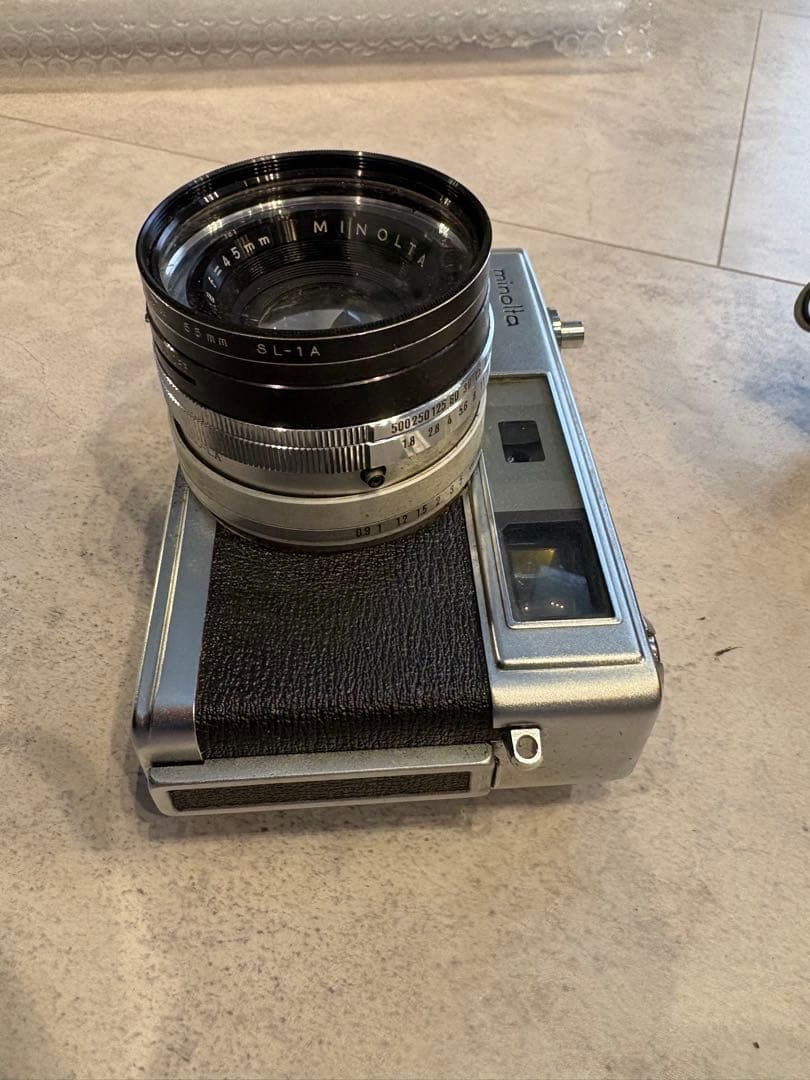 Minolta 7s フィルムカメラ レザーケース付き