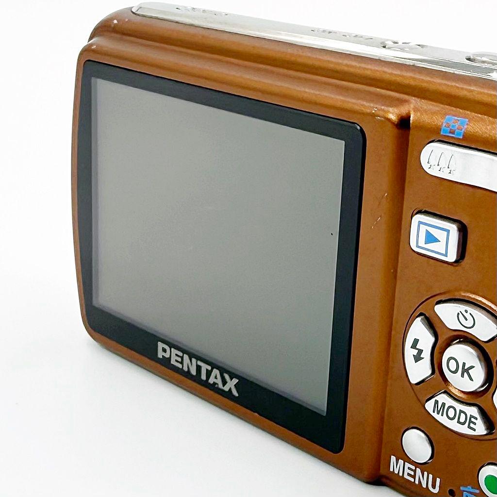 ペンタックス PENTAX Optio M40 ブラウン コンデジ カメラ 中古