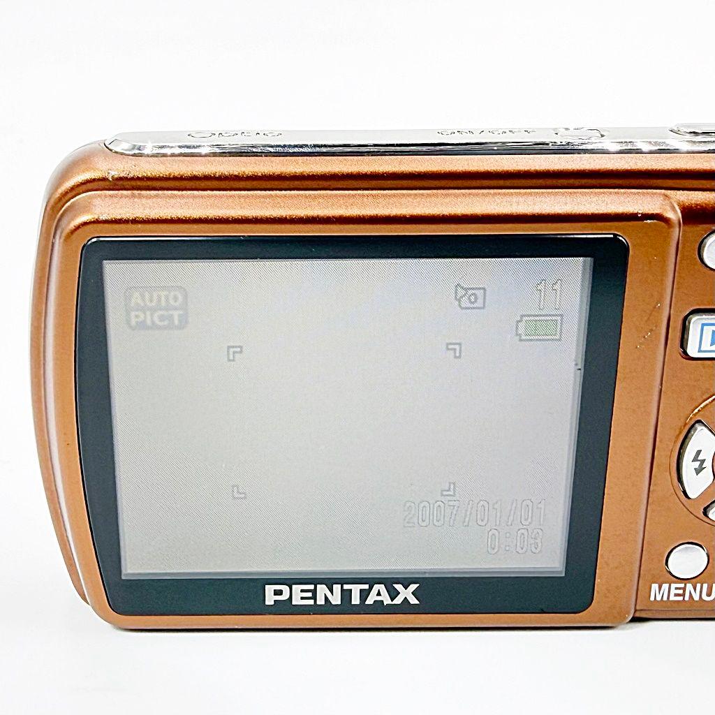 ペンタックス PENTAX Optio M40 ブラウン コンデジ カメラ 中古