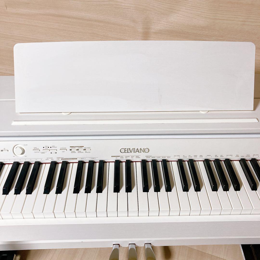 カシオ CASIO 電子ピアノ セルビアーノ AP-460 ホワイト 鍵盤楽器
