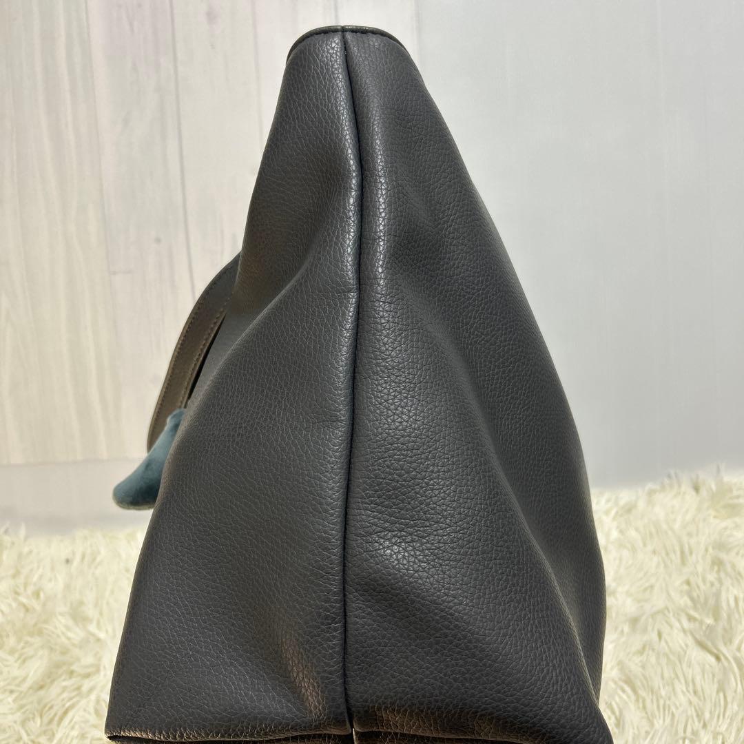 美品　MISIA メロンパンダ レザートートバック