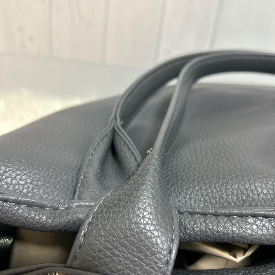 美品　MISIA メロンパンダ レザートートバック