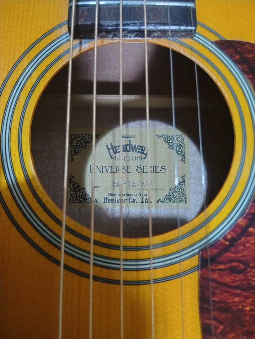 HEADWAY HM-115/ANA　ミニギター （592mm : 希少・良品）