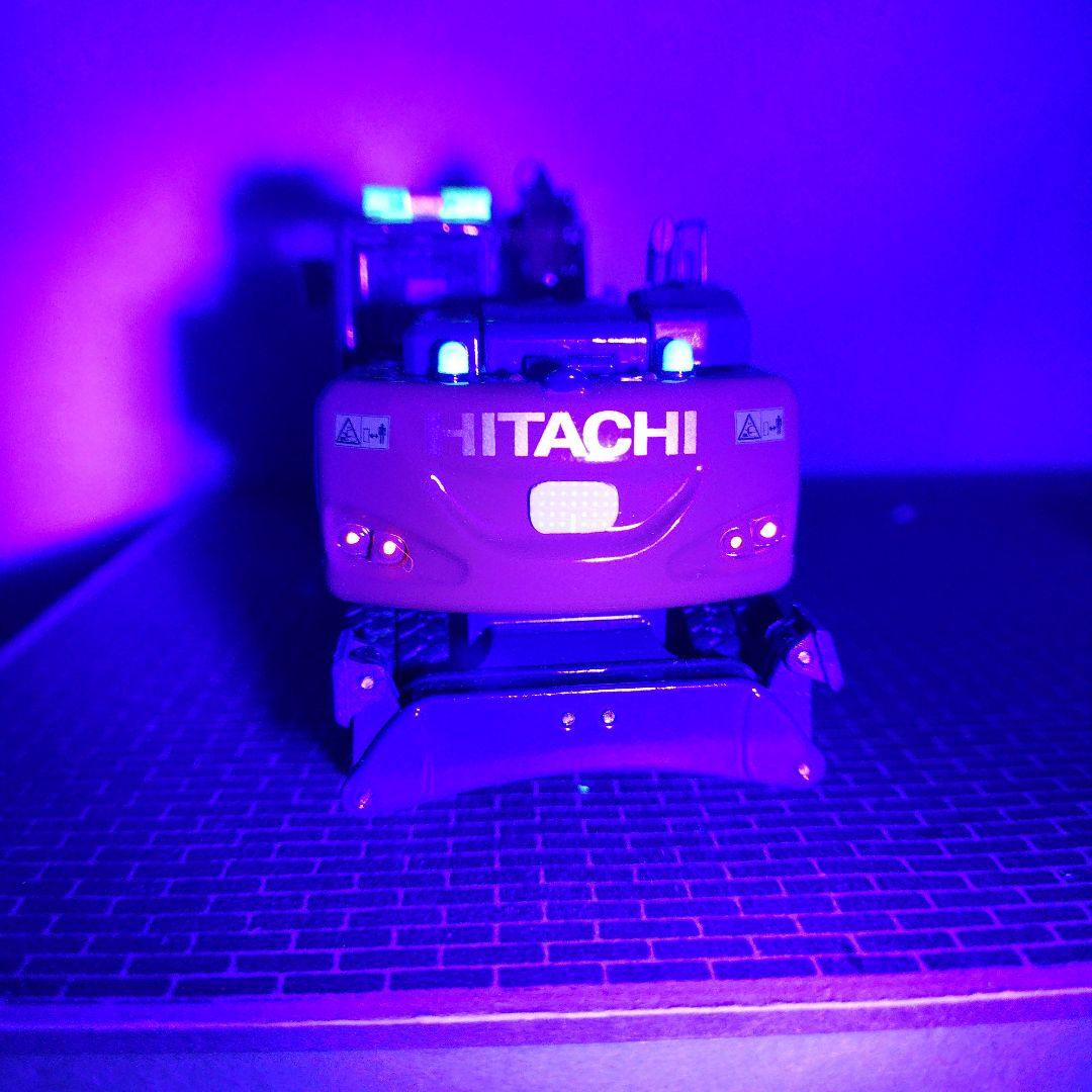 HITACHI ZX140W モノブーム&平爪バケット 雪像解体仕様(1/50)