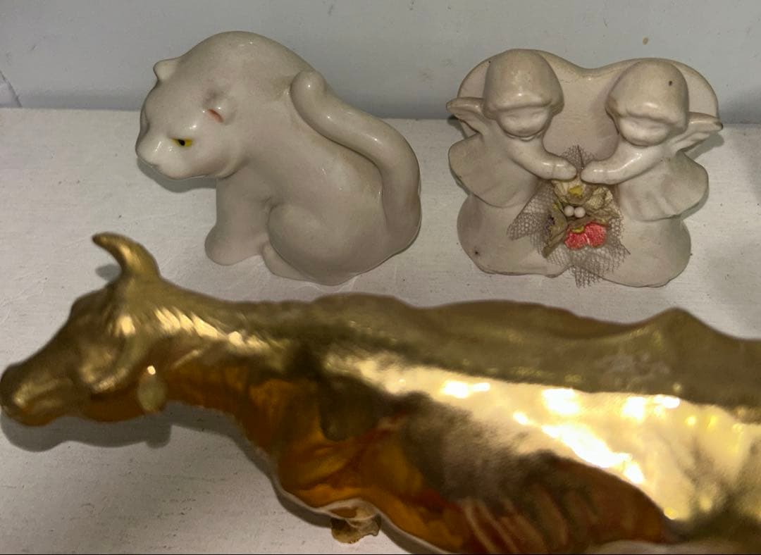 十二支の置物29個&招き猫&幸せ運ぶオランダの鈴&天使の置物セット