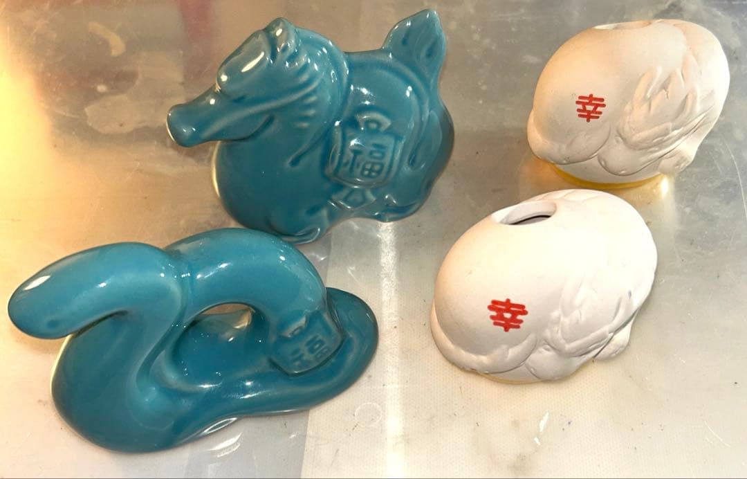 十二支の置物29個&招き猫&幸せ運ぶオランダの鈴&天使の置物セット
