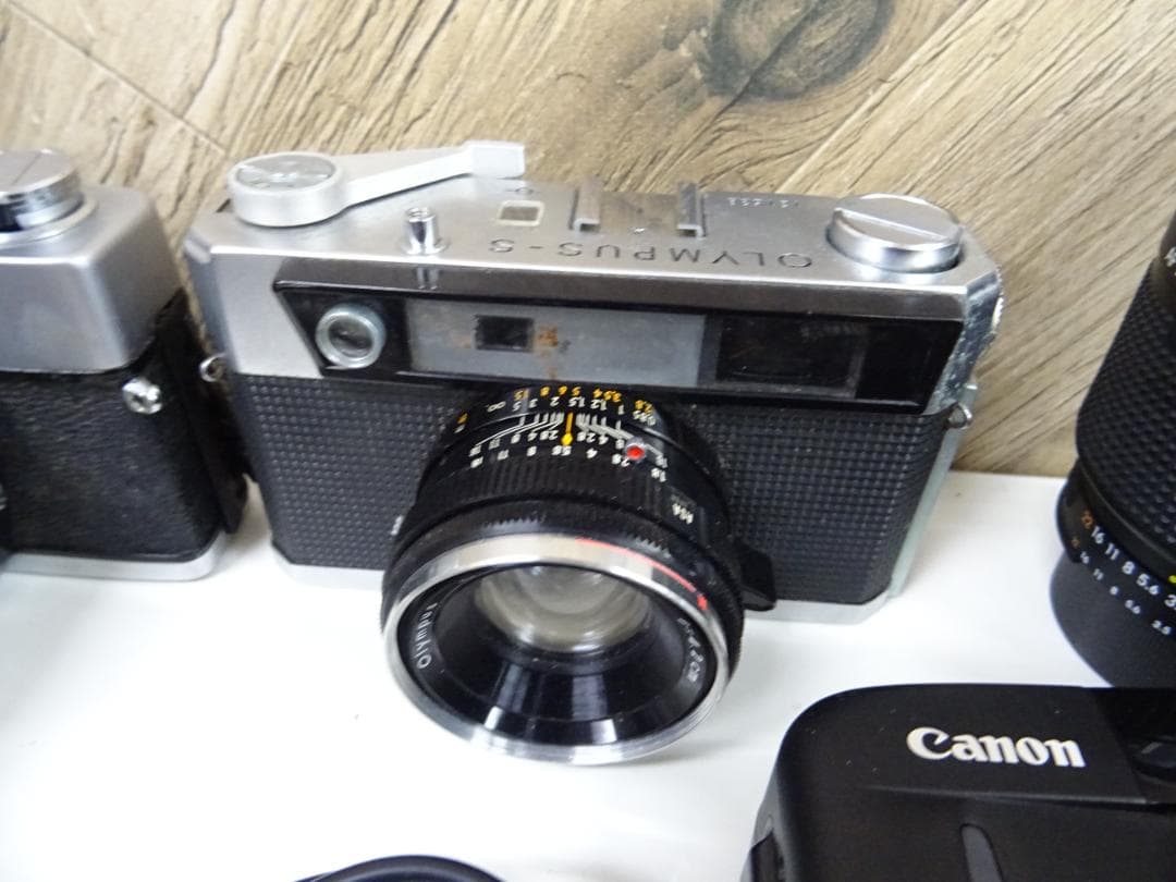 静027 カメラ まとめ売り 5点 キャノン ミノルタ オリンパス