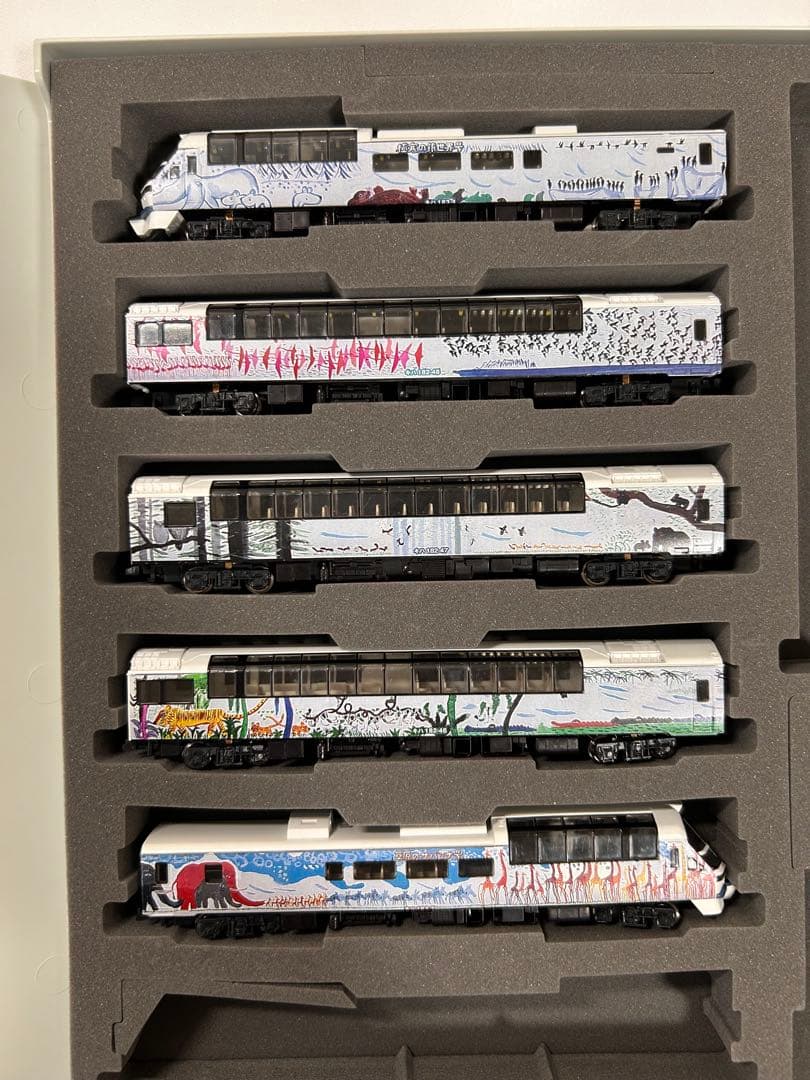 KATO フラノエクスプレス 旭山動物園号仕様 改造品 室内灯付