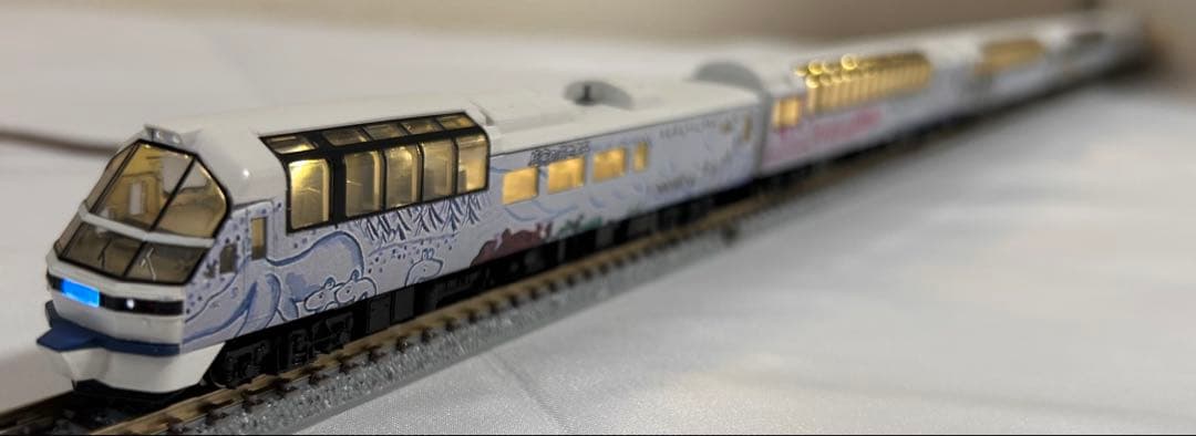 KATO フラノエクスプレス 旭山動物園号仕様 改造品 室内灯付