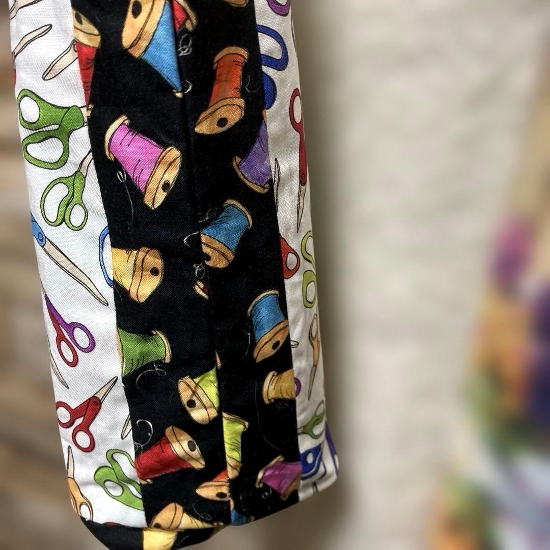 ロラライハリス　ソーイングレディー　トートバッグ　　　☆ハンドメイド品☆