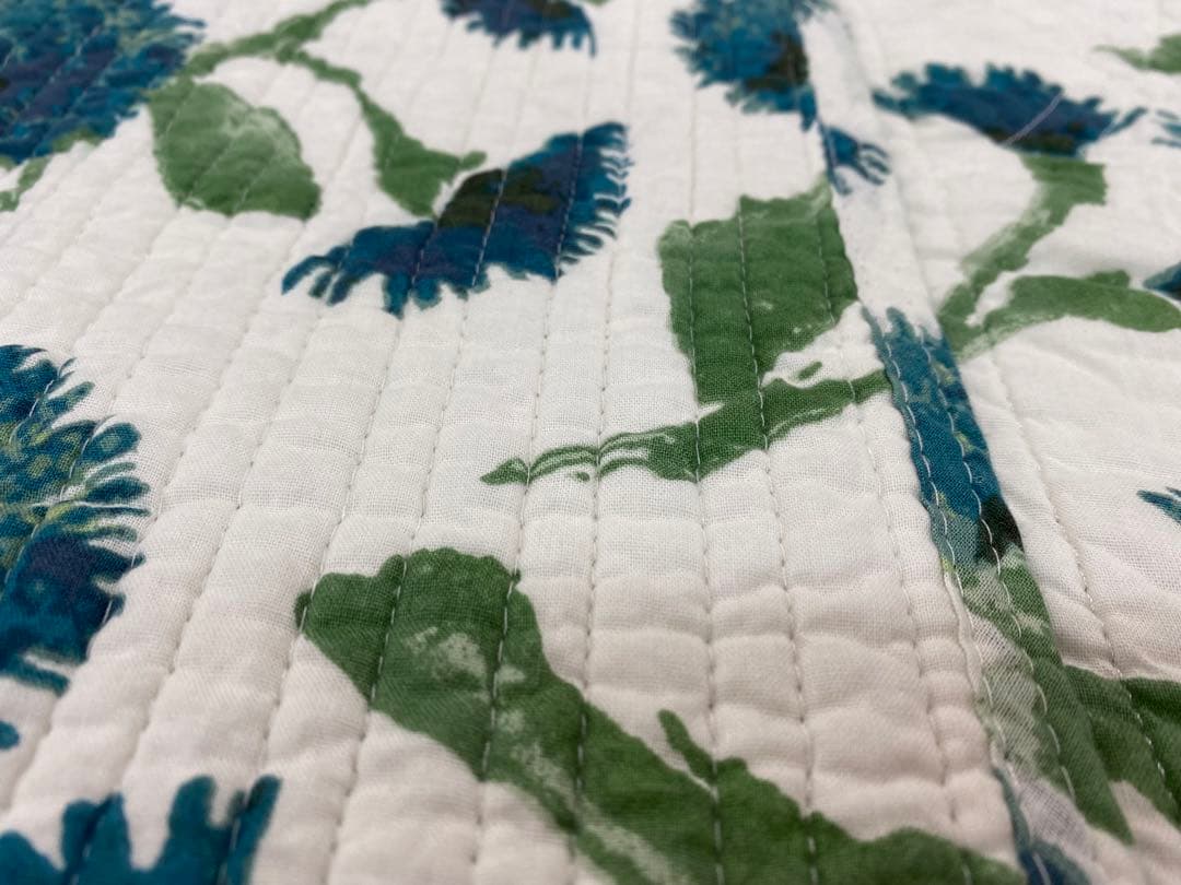 シビラ　敷きパッド・ハンドキルト・シングルサイズ約１００×２０５㎝・綿１００%