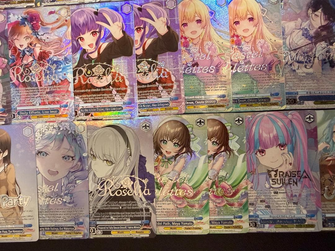 英語版 ヴァイスシュヴァルツ バンドリ BDR 80枚まとめ売り