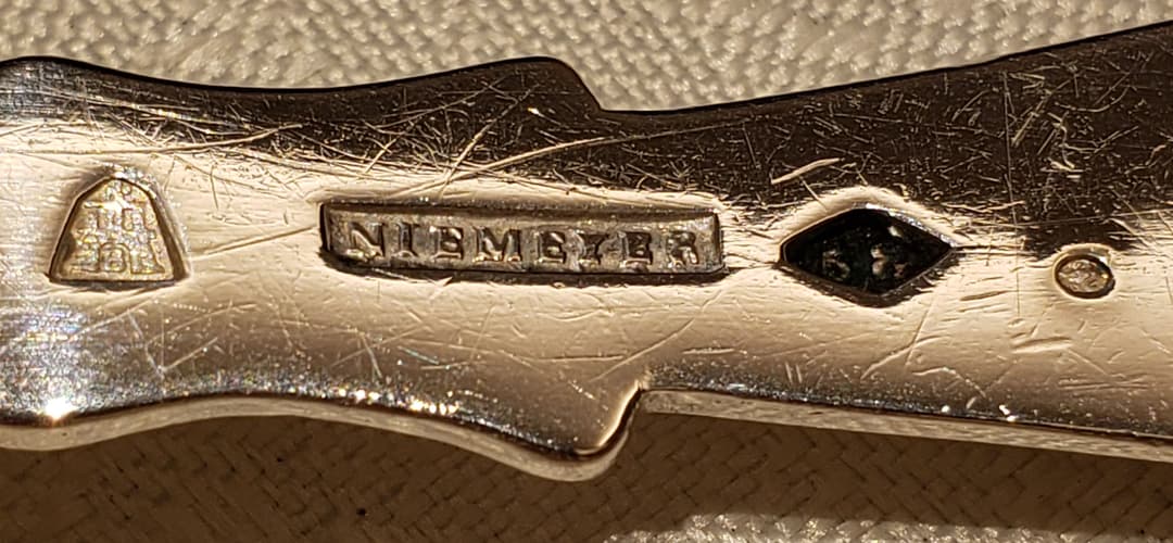 純銀P 特大 シルバープレート ケーキサーバー スプーン 白蝶貝 アンティーク