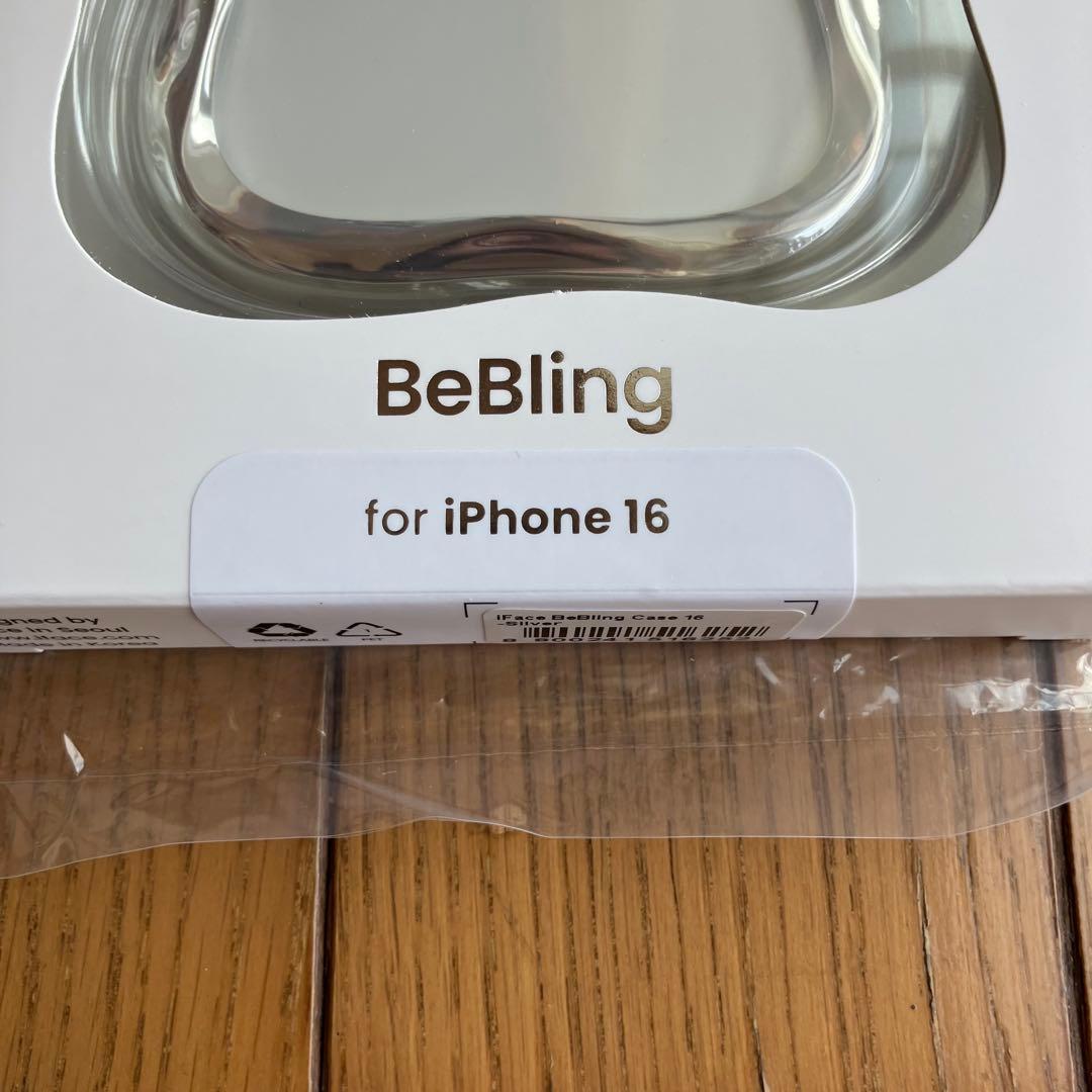 新品未開封iFace BeBling for iPhone 16シルバー