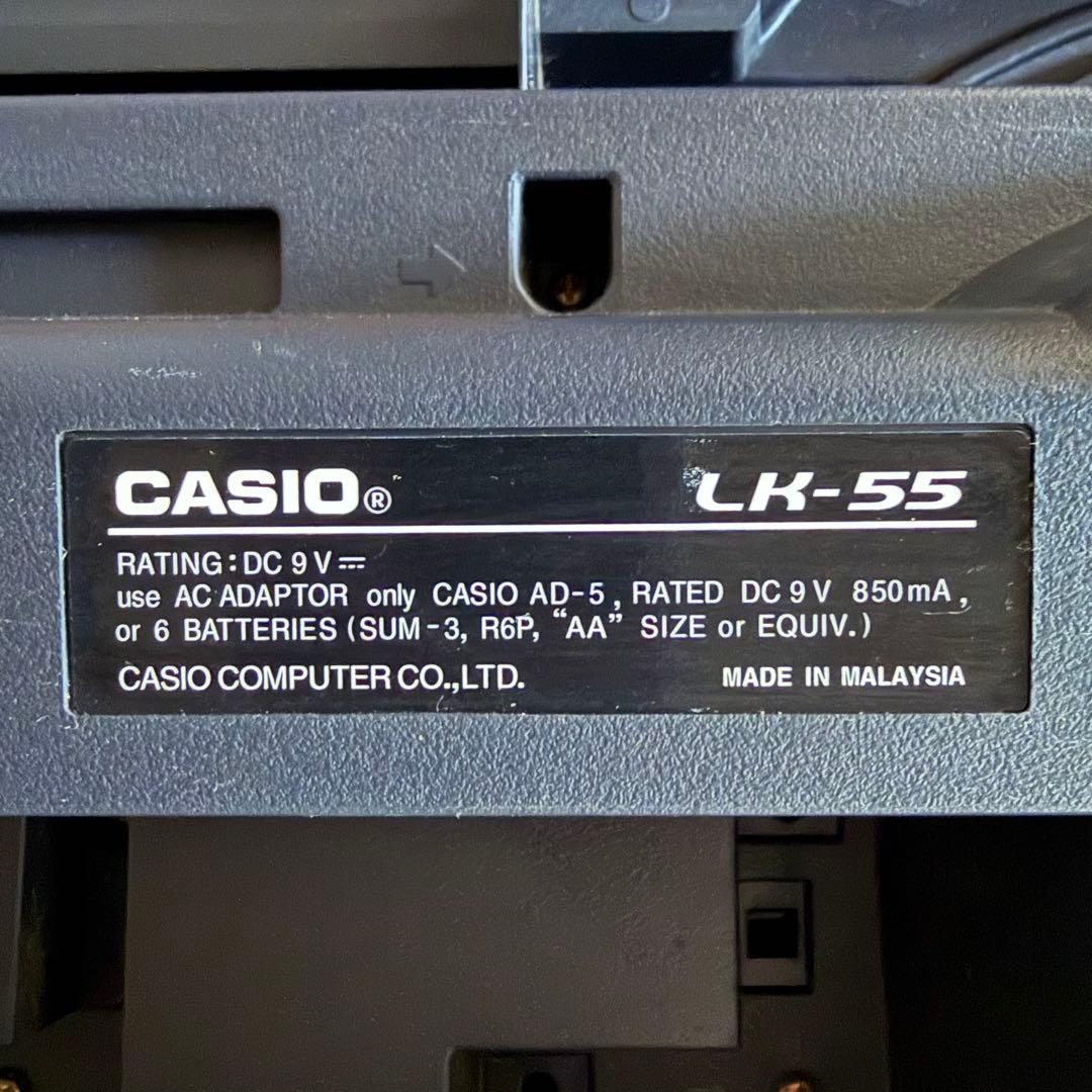 CASIO LK-55 光ナビゲーション61鍵 電子キーボード