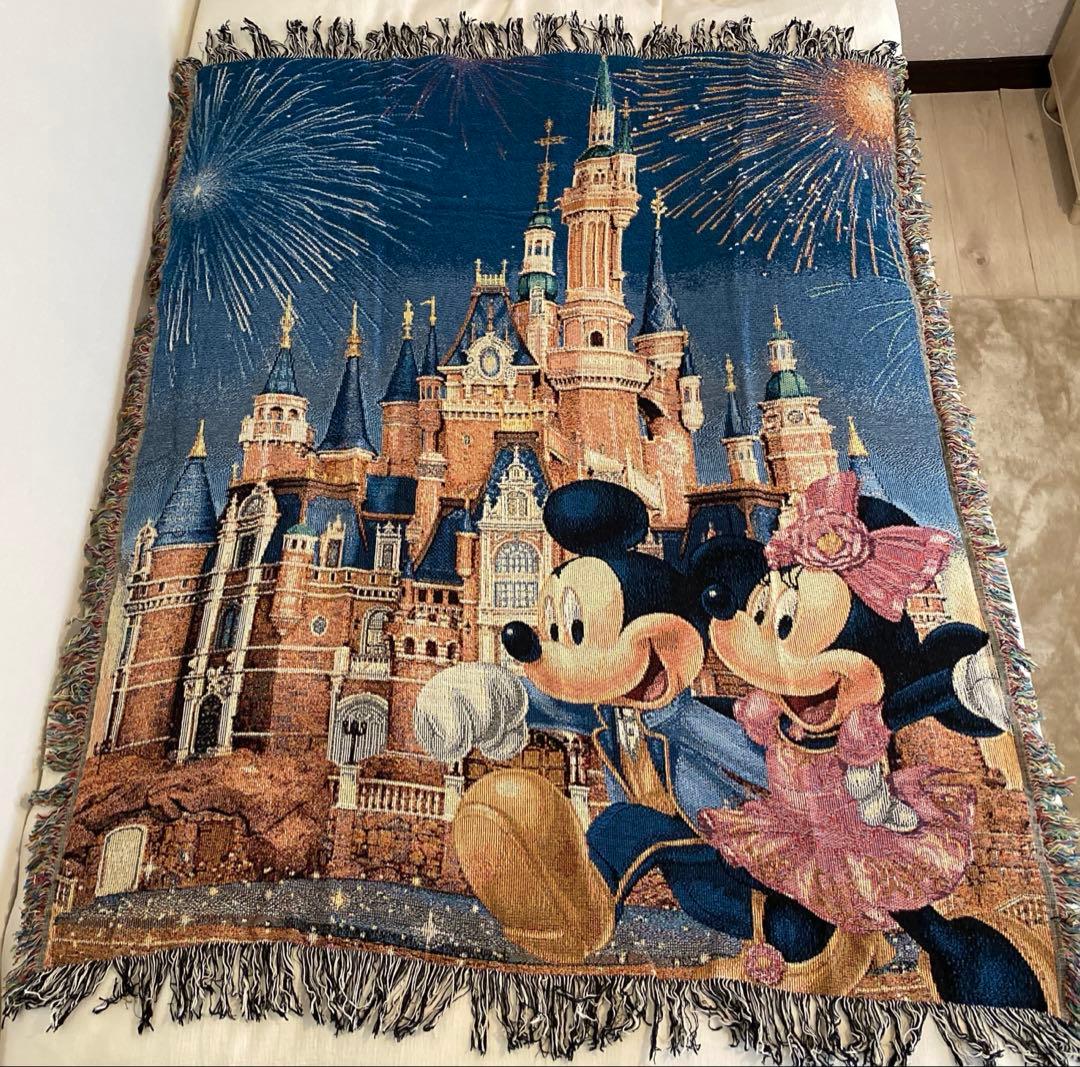 ブランケット　ミッキー&ミニー　上海ディズニーランド　グランドオープン
