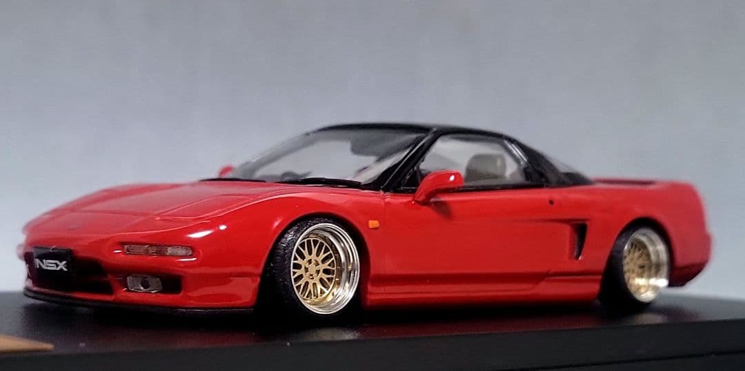 1/43　ホンダ　NSX改　BB-LM　ゴールド　アルミ製　深リム