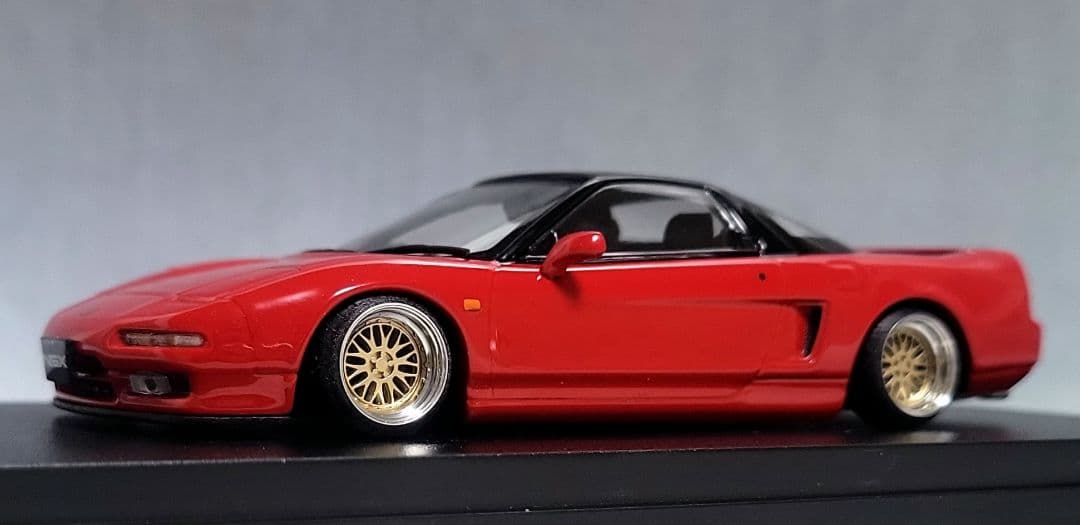 1/43　ホンダ　NSX改　BB-LM　ゴールド　アルミ製　深リム