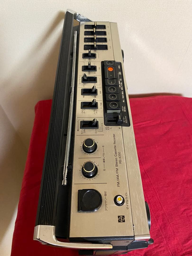 ナショナルラジカセRS-4350 stereo MAC ST-7 当時物