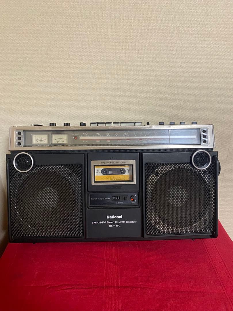 ナショナルラジカセRS-4350 stereo MAC ST-7 当時物