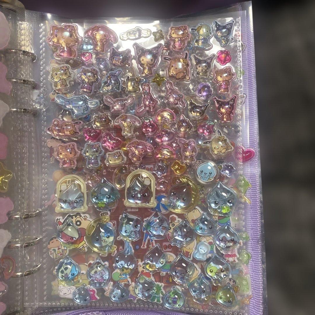 シール帳　完成品　14ページ　シール帳完成品　たまごっち　サンリオ