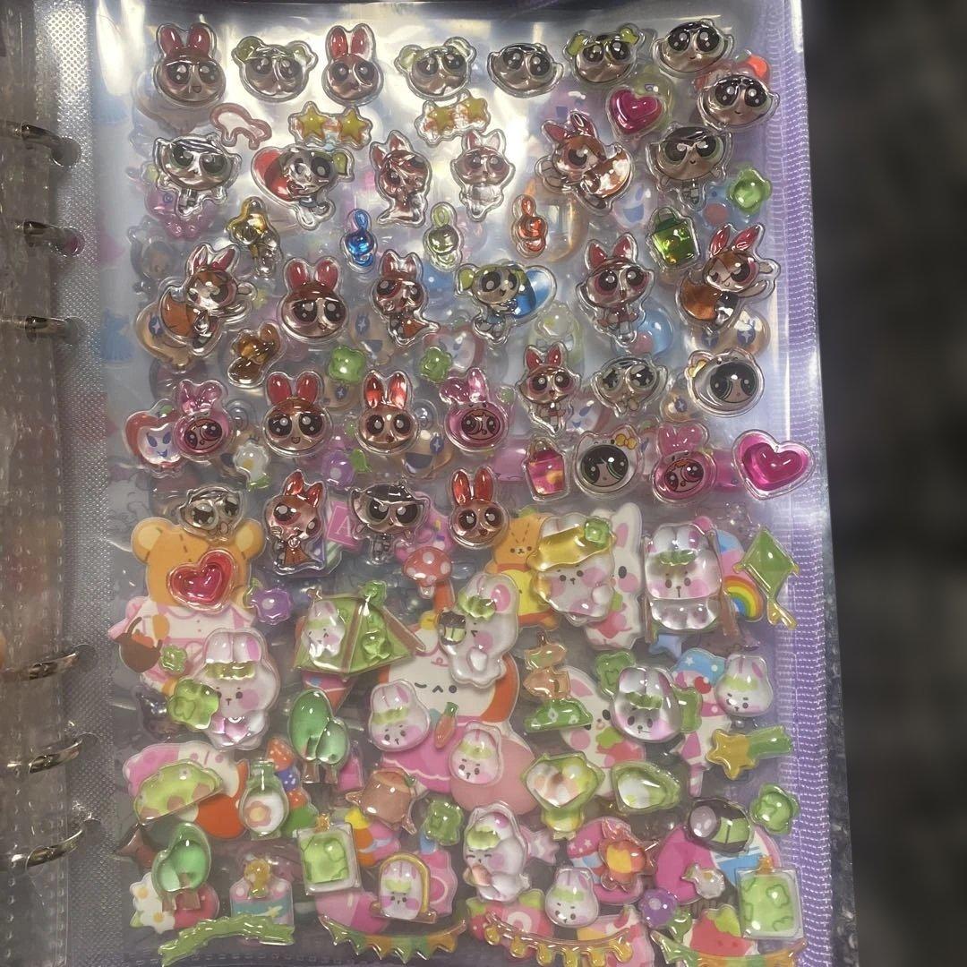 シール帳　完成品　14ページ　シール帳完成品　たまごっち　サンリオ