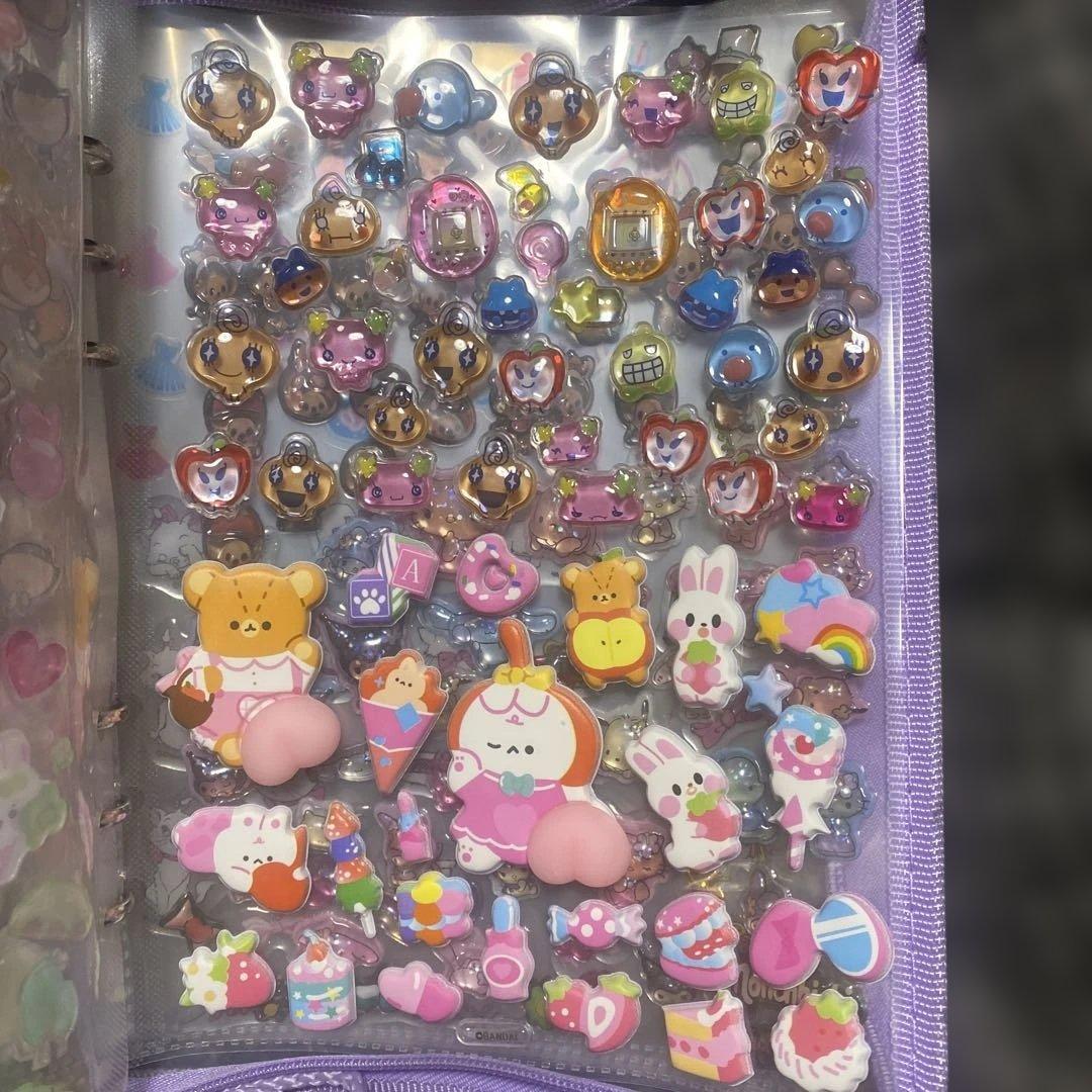 シール帳　完成品　14ページ　シール帳完成品　たまごっち　サンリオ